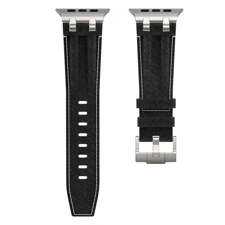 Apple Watch 44mm Redclick KRD-153 Kot Kumaş Tasarımlı Kordon