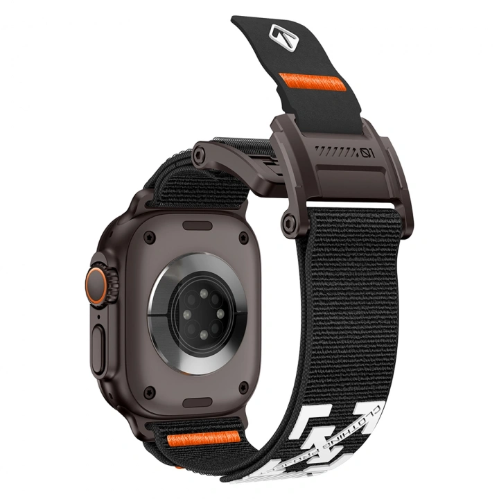 Apple Watch 44mm Redclick KRD-154 Naylon Kumaş Hasır Örgülü Kordon