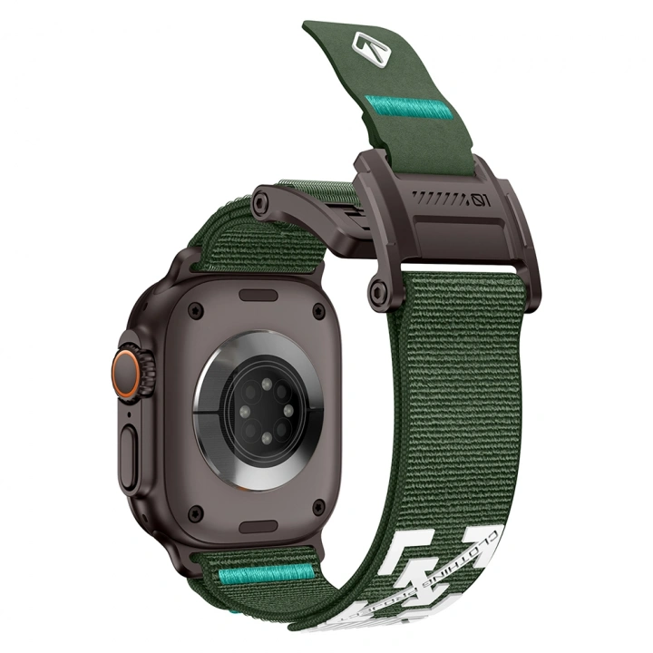 Apple Watch 44mm Redclick KRD-154 Naylon Kumaş Hasır Örgülü Kordon