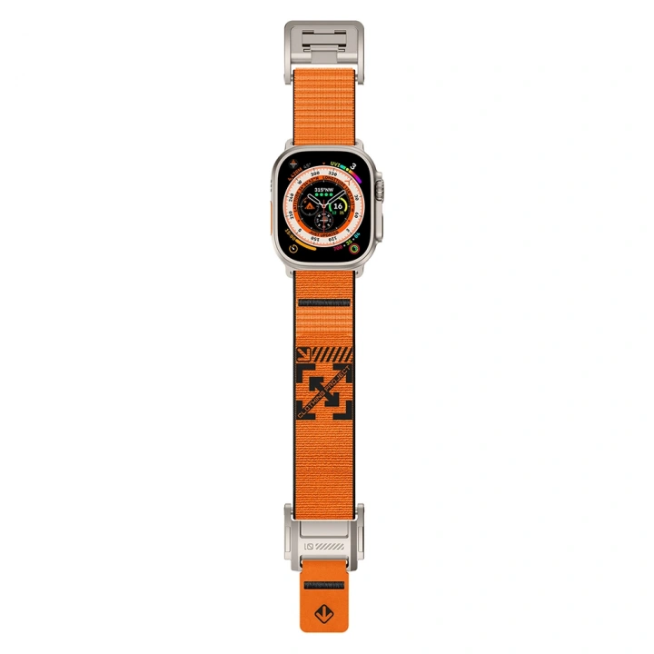 Apple Watch 44mm Redclick KRD-154 Naylon Kumaş Hasır Örgülü Kordon