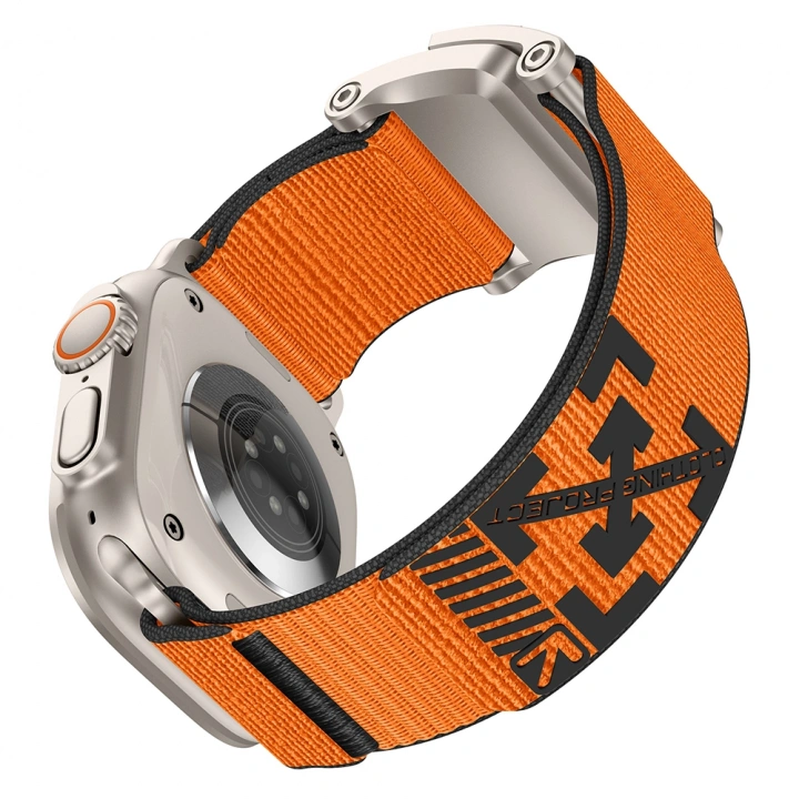 Apple Watch 44mm Redclick KRD-154 Naylon Kumaş Hasır Örgülü Kordon