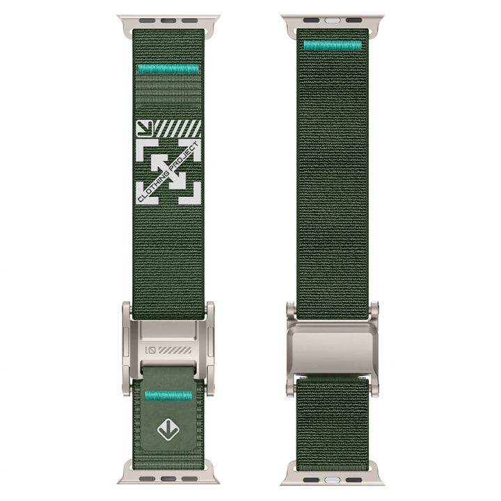 Apple Watch 44mm Redclick KRD-154 Naylon Kumaş Hasır Örgülü Kordon