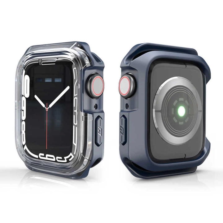 Apple Watch 44mm Redclick Watch Gard 08 Sert Pc + Silikon Koruyucu