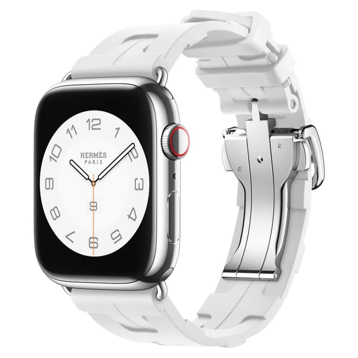 Apple Watch 44mm Spor Görünümlü Redclick KRD-94 Silikon Kordon