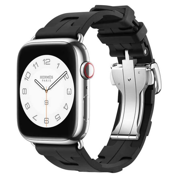 Apple Watch 44mm Spor Görünümlü Redclick KRD-94 Silikon Kordon