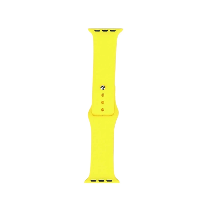 Apple Watch 7 41mm Band Serisi Klasik Kordon Silikon Strap Kayış