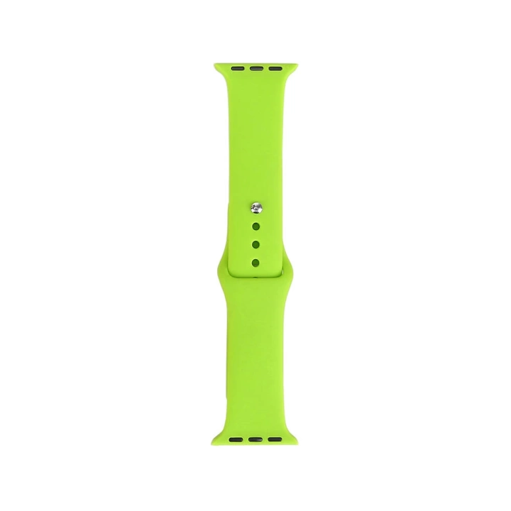 Apple Watch 7 41mm Band Serisi Klasik Kordon Silikon Strap Kayış