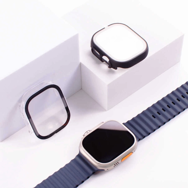 Apple Watch 7 41mm Şeffaf Kasa Ve Ekran Koruyucu Redclick Watch Gard 13