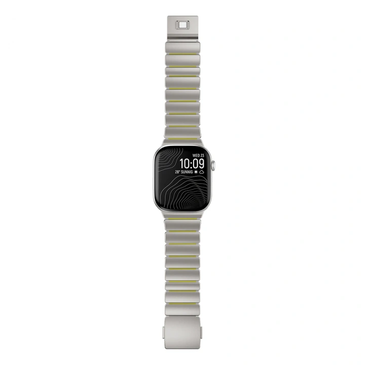 Apple Watch 7 45mm Redclick KRD-149 Titanyum Silikon Kordon