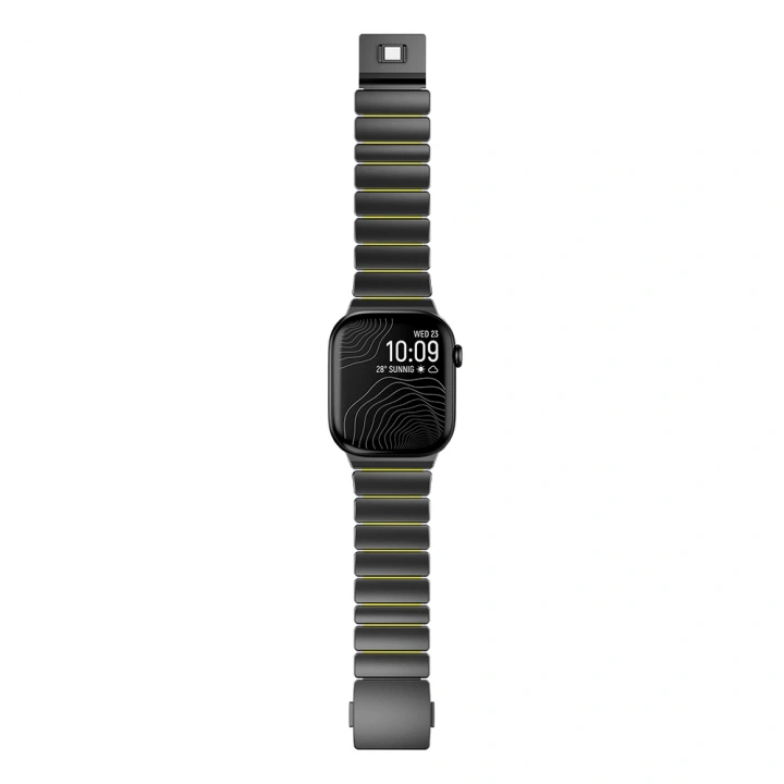 Apple Watch 7 45mm Redclick KRD-149 Titanyum Silikon Kordon