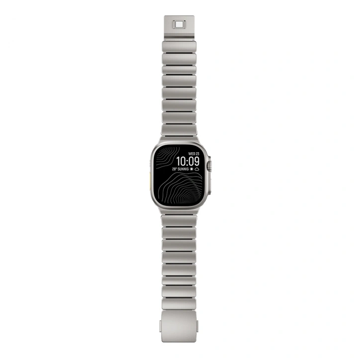 Apple Watch 7 45mm Redclick KRD-152 Titanyum Silikon Kordon