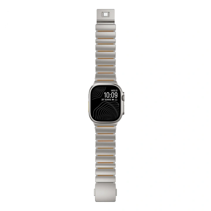 Apple Watch 7 45mm Redclick KRD-152 Titanyum Silikon Kordon