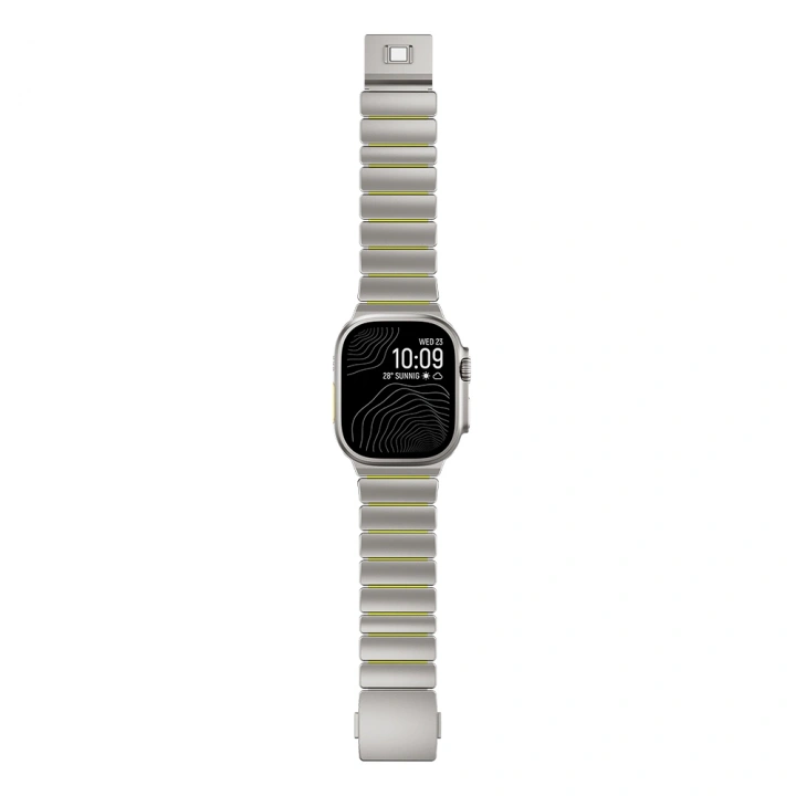 Apple Watch 7 45mm Redclick KRD-152 Titanyum Silikon Kordon