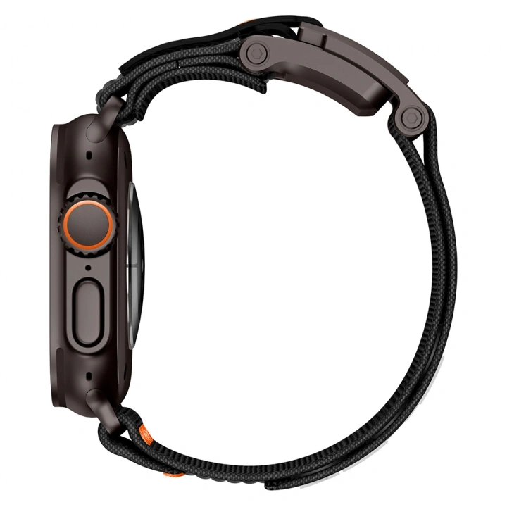 Apple Watch 7 45mm Redclick KRD-154 Naylon Kumaş Hasır Örgülü Kordon