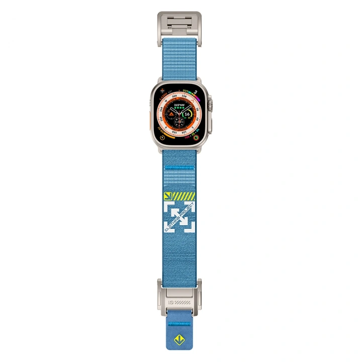 Apple Watch 7 45mm Redclick KRD-154 Naylon Kumaş Hasır Örgülü Kordon