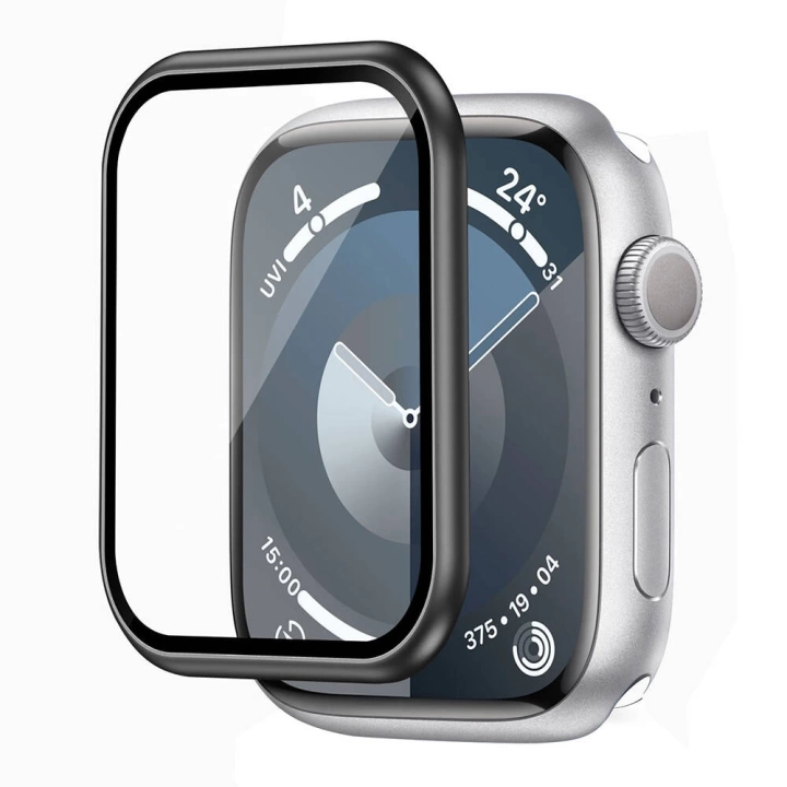 Apple Watch 7 45mm Wiwu Wi-JD106 Easy Install Akıllı Saat Temperli Cam Ekran Koruyucu