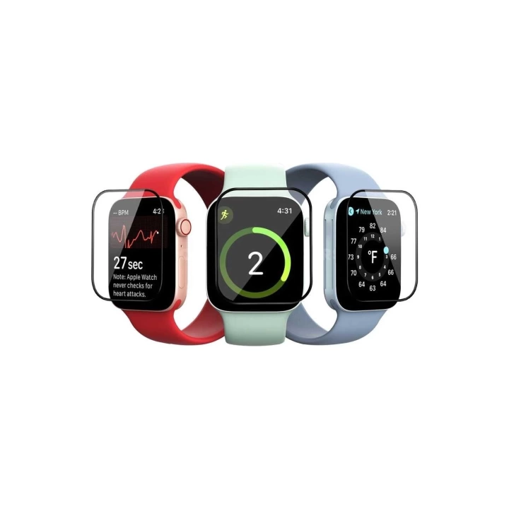 Apple Watch Serisi 10 46mm Redclick PMMA Pet Saat Ekran Koruyucu