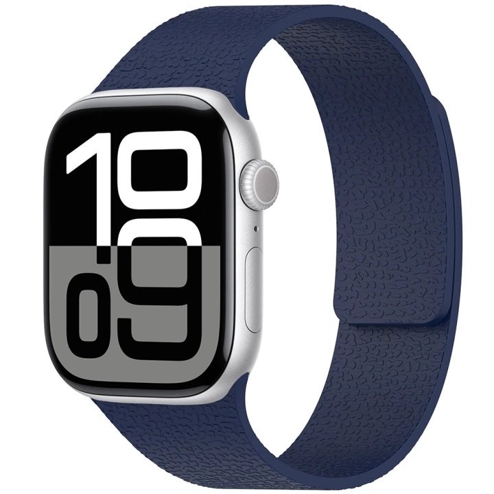 Apple Watch Ultra 2 49mm Redclick KRD-136 Kabartma Desenli Mıknatıslı Silikon Kordon