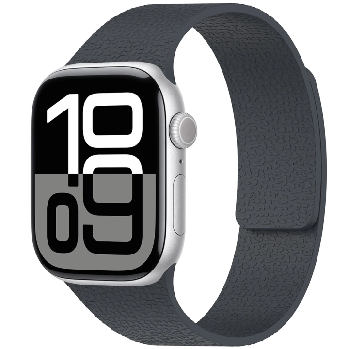 Apple Watch Ultra 2 49mm Redclick KRD-136 Kabartma Desenli Mıknatıslı Silikon Kordon