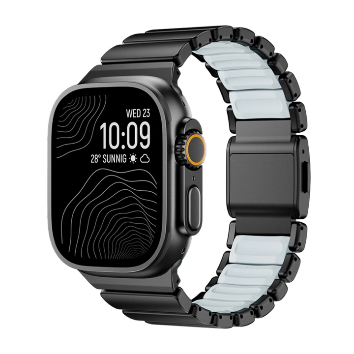 Apple Watch Ultra 49mm Redclick KRD-151 Metal Silikon Kordon