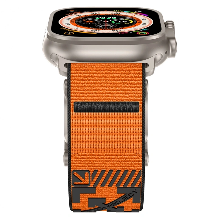 Apple Watch Ultra 49mm Redclick KRD-154 Naylon Kumaş Hasır Örgülü Kordon
