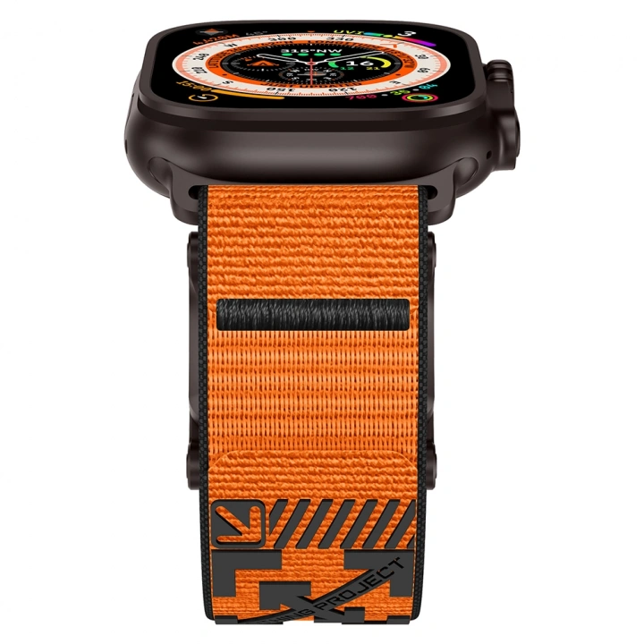 Apple Watch Ultra 49mm Redclick KRD-154 Naylon Kumaş Hasır Örgülü Kordon