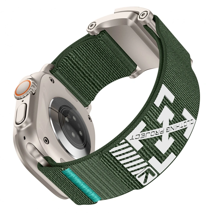 Apple Watch Ultra 49mm Redclick KRD-154 Naylon Kumaş Hasır Örgülü Kordon