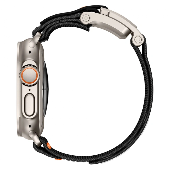 Apple Watch Ultra 49mm Redclick KRD-154 Naylon Kumaş Hasır Örgülü Kordon