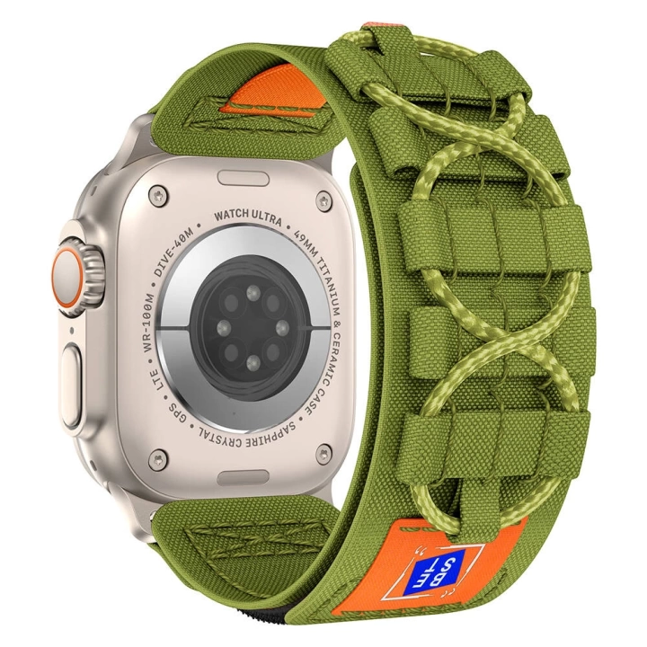 Watch Ultra Ultra 2  49mm Redclick KRD-99 Outdoor Hasır Terletmeyen Kumaş Kordon