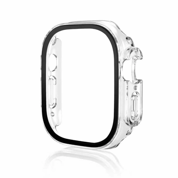 Apple Watch Ultra 49mm Şeffaf Kasa Ve Ekran Koruyucu Redclick Watch Gard 21