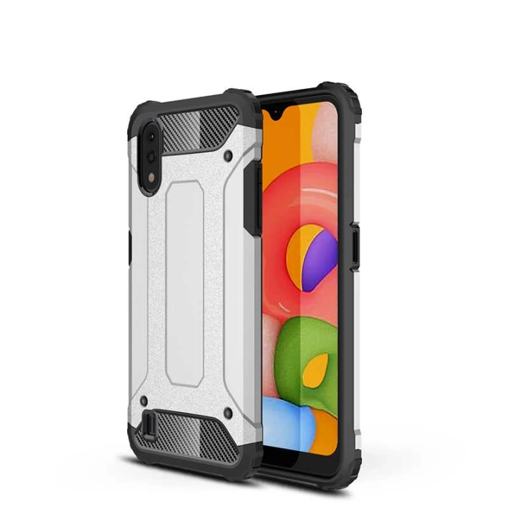 Galaxy A01 Kılıf Redclick Crash Silikon Kapak