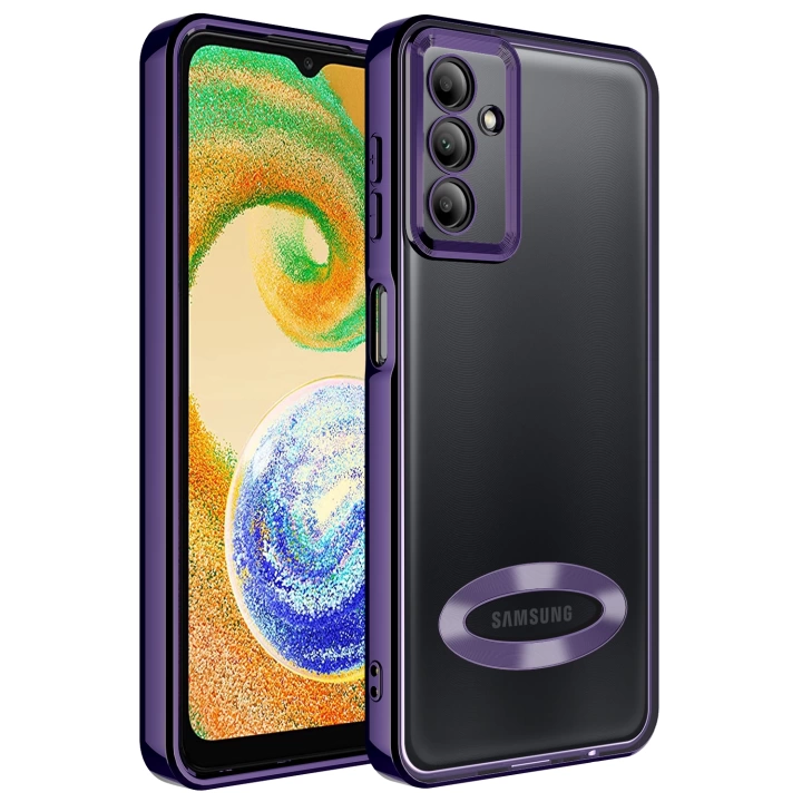 Galaxy A04s Kılıf Kamera Korumalı Logo Gösteren Redclick Omega Kapak