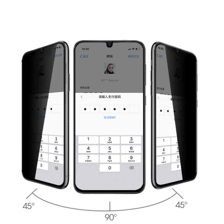 Galaxy A05S Redclick New 5D Privacy Temperli Ekran Koruyucu