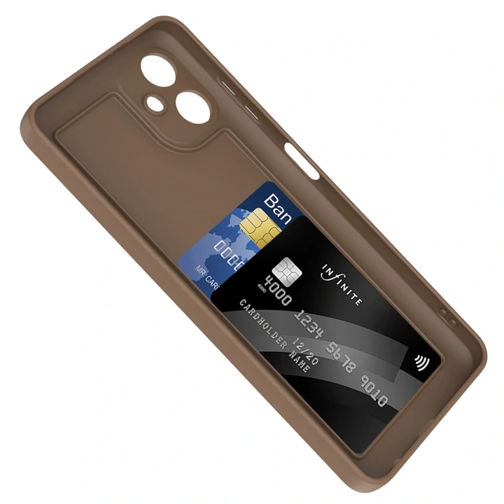 Galaxy A06 Kılıf Kamera Korumalı Kartlık Hazneli Redclick Vitra Kapak