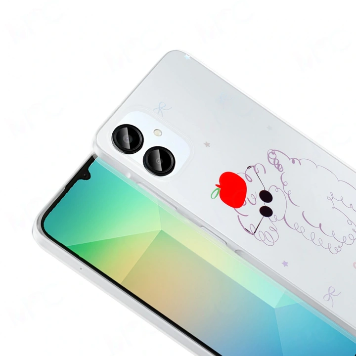 Galaxy A06 Kılıf Şeffaf Figürlü Redclick Folk Sert Kapak