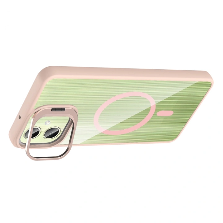 Galaxy A07 Kılıf Standlı ve Kamera Lens Hediyeli Redclick Etro Kapak