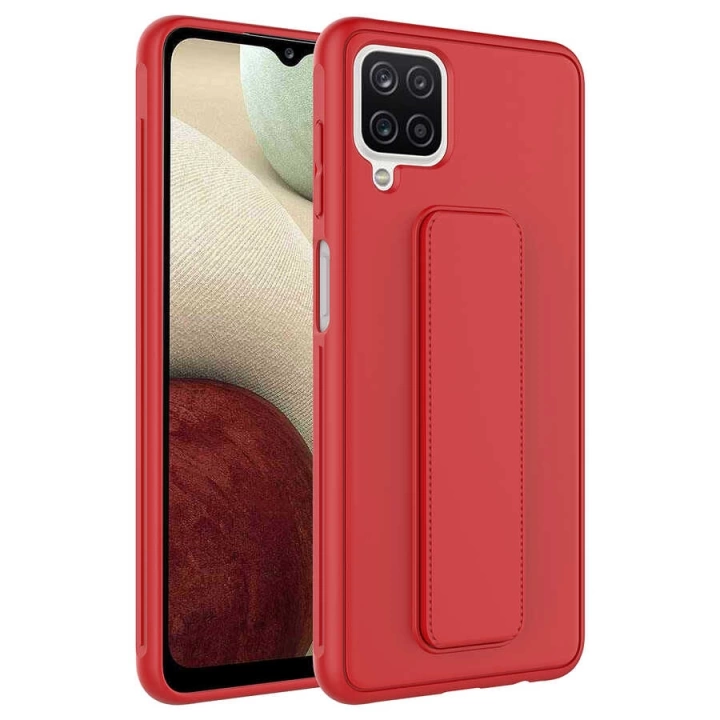 Galaxy A12 Kılıf Redclick Qstand Kapak