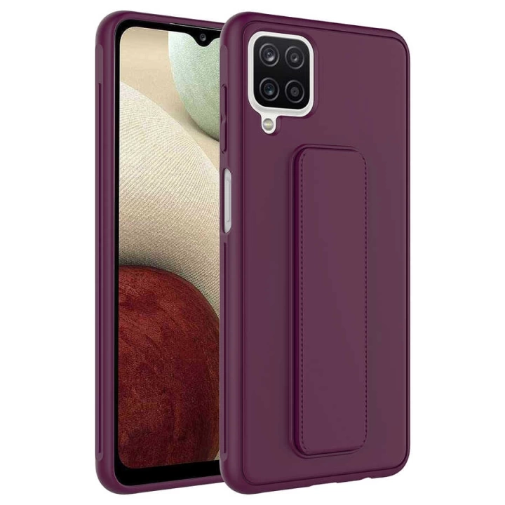 Galaxy A12 Kılıf Redclick Qstand Kapak