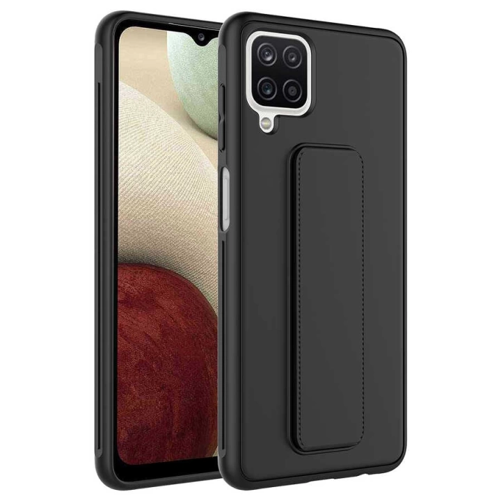 Galaxy A12 Kılıf Redclick Qstand Kapak