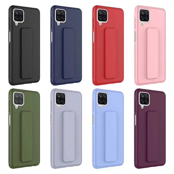 Galaxy A12 Kılıf Redclick Qstand Kapak