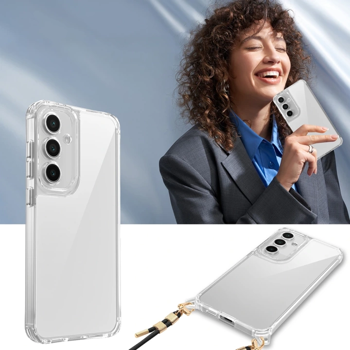 Galaxy A16 Kılıf Airbagli Takılabilir Askı Aparatlı Redclick Snap Silikon Kapak