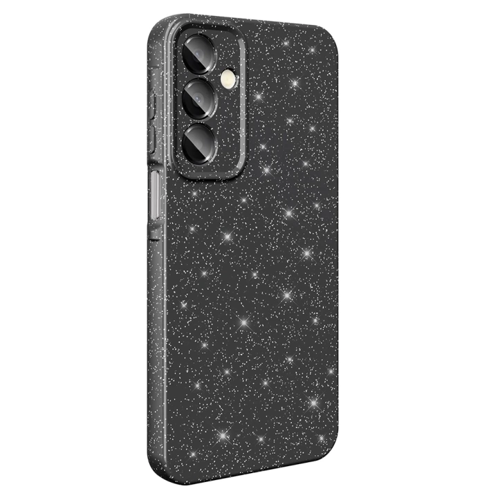 Galaxy A16 Kılıf Kamera Korumalı Simli Lüks Redclick Koton Kapak