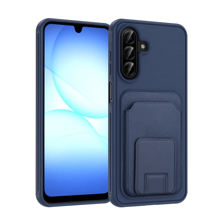 Galaxy A17 Kılıf Kartlıklı TPU Redclick Bikart Kapak