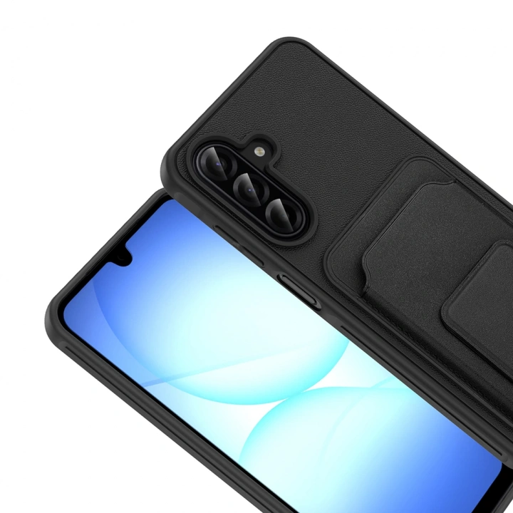 Galaxy A17 Kılıf Kartlıklı TPU Redclick Bikart Kapak