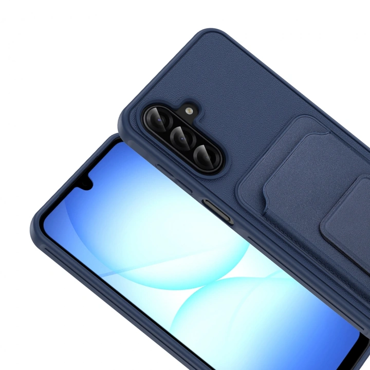 Galaxy A17 Kılıf Kartlıklı TPU Redclick Bikart Kapak