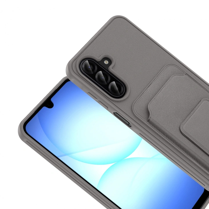 Galaxy A17 Kılıf Kartlıklı TPU Redclick Bikart Kapak