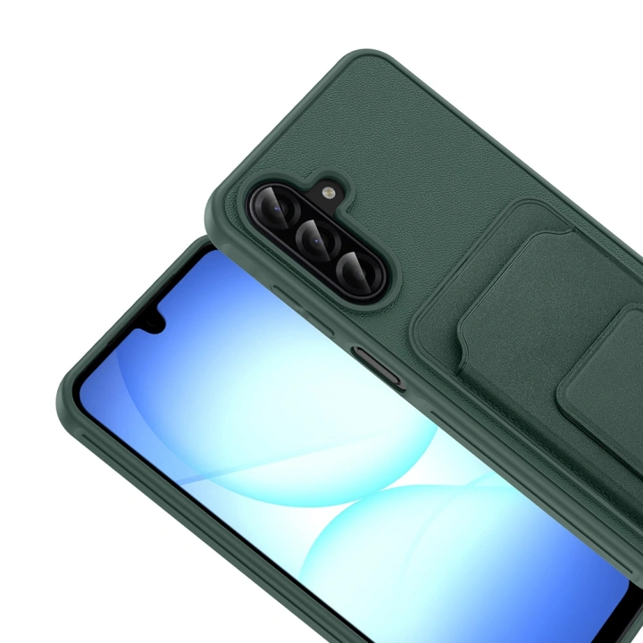 Galaxy A17 Kılıf Kartlıklı TPU Redclick Bikart Kapak