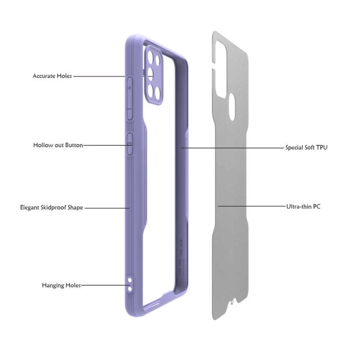 Galaxy A21s Kılıf Redclick Parfe Kapak