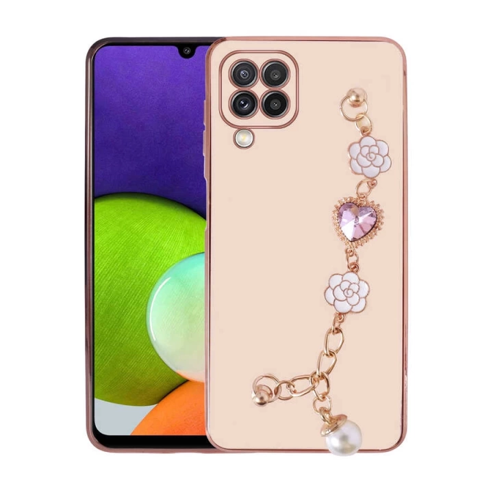 Galaxy A22 4g Kılıf El Tutamaçlı Kamera Korumalı Redclick Taka Silikon Kapak