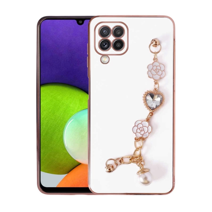 Galaxy A22 4g Kılıf El Tutamaçlı Kamera Korumalı Redclick Taka Silikon Kapak